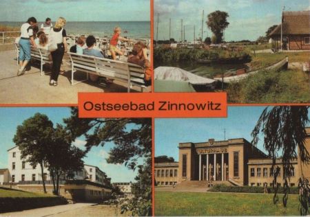 Zinnowitz - u.a. Blick zum Strand - 1987 Zinnowitz - u.a. Blick zum Strand - 1987