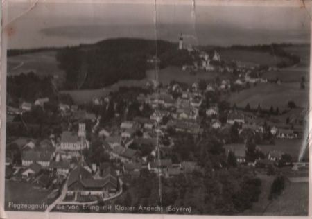 Kloster Andechs - Luftbild Erling - 1961 Kloster Andechs - Luftbild Erling - 1961