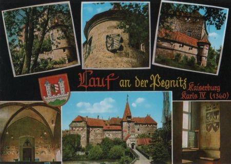 Lauf an der Pegnitz - 6 Teilbilder - ca. 1980 Lauf an der Pegnitz - 6 Teilbilder - ca. 1980