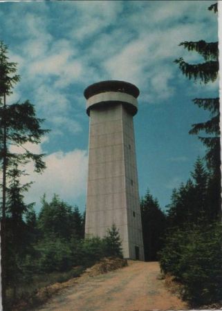 Ludwigsstadt-Lauenstein - Aussichtsturm Thüringer Warte - 1964 Ludwigsstadt-Lauenstein - Aussichtsturm Thüringer Warte - 1964