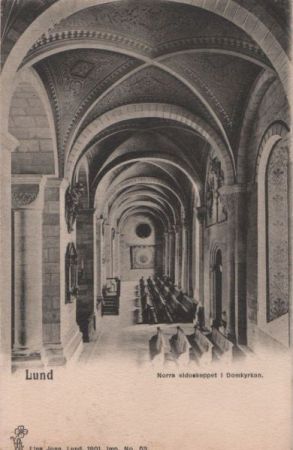Schweden - Lund - Norra sidoskeppet l Domkyrkan - ca. 1935 Schweden - Lund - Norra sidoskeppet l Domkyrkan - ca. 1935
