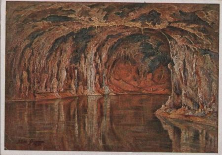 Saalfeld - Feengrotten, Linke Quellgrotte - ca. 1960 Saalfeld - Feengrotten, Linke Quellgrotte - ca. 1960