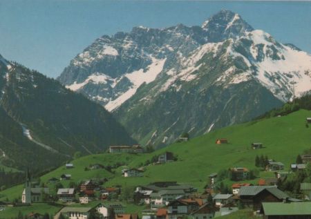 Österreich - Hirschegg - mit Widderstein - ca. 1985 Österreich - Hirschegg - mit Widderstein - ca. 1985