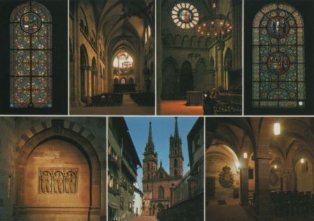 Schweiz - Basel - Innenansicht des Münsters - 1986 Schweiz - Basel - Innenansicht des Münsters - 1986