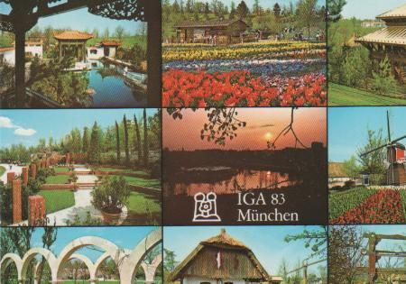 München - Internationale Garten-Ausstellung - 1983 München - Internationale Garten-Ausstellung - 1983