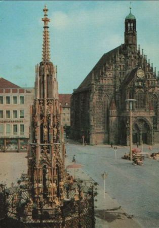 Nürnberg - Schöner Brunnen - 1972 Nürnberg - Schöner Brunnen - 1972