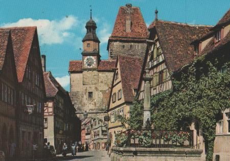 Rothenburg - St. Marks-Tower - 1977 Rothenburg - St. Marks-Tower - 1977