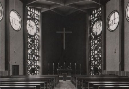 Frankfurt Main - Ev.-Luth. Weißfrauenkirche, innen - ca. 1960 Frankfurt Main - Ev.-Luth. Weißfrauenkirche, innen - ca. 1960