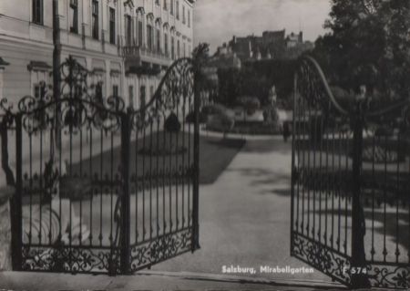Österreich - Salzburg - Mirabellgarten - 1958 Österreich - Salzburg - Mirabellgarten - 1958