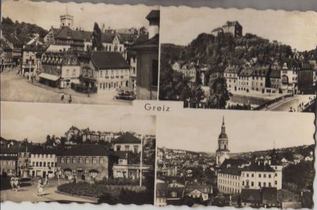 Greiz - mit 4 Bildern - 1957 Greiz - mit 4 Bildern - 1957