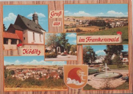 Köditz - am BAB-Dreieck Hof-Nord - ca. 1975 Köditz - am BAB-Dreieck Hof-Nord - ca. 1975