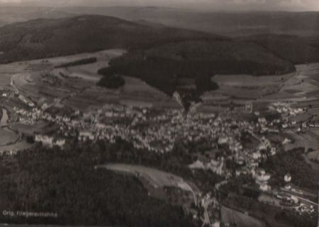 Bad Salzschlirf - Fliegeraufnahme - 1965 Bad Salzschlirf - Fliegeraufnahme - 1965