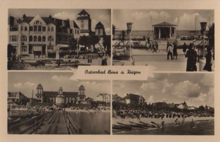 Binz - mit 4 Bildern - 1955 Binz - mit 4 Bildern - 1955