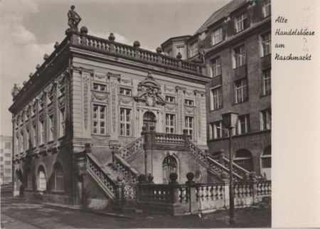 Leipzig - Alte Handelsbörse am Naschmarkt - 1969 Leipzig - Alte Handelsbörse am Naschmarkt - 1969
