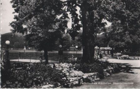 Österreich - Pörtschach - Strandpromenade - 1956 Österreich - Pörtschach - Strandpromenade - 1956