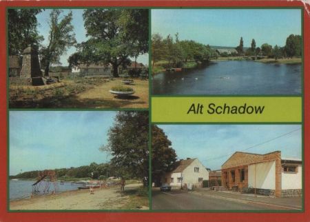 Märkische Heide-Alt Schadow - u.a. Dorfplatz - 1986 Märkische Heide-Alt Schadow - u.a. Dorfplatz - 1986