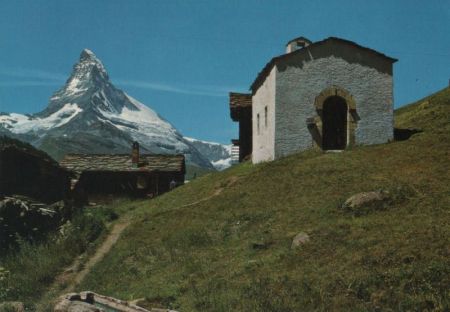 Schweiz - Zermatt - Findelen - Matterhorn - ca. 1980 Schweiz - Zermatt - Findelen - Matterhorn - ca. 1980