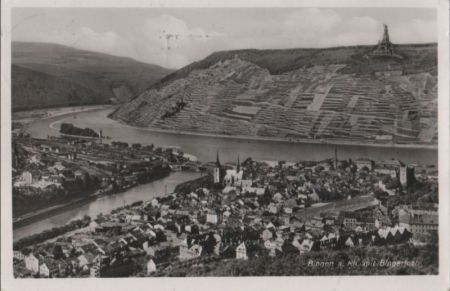Bingen - mit Bingerloch - 1939 Bingen - mit Bingerloch - 1939