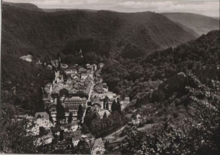Bad Bertrich - Blick von der Karl-Kaufmann-Höhe - 1973 Bad Bertrich - Blick von der Karl-Kaufmann-Höhe - 1973