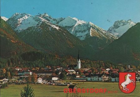 Oberstdorf - mit Kegelkopf - 1982 Oberstdorf - mit Kegelkopf - 1982