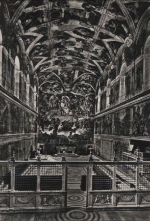 Vatikan - Vatikanstadt - Cappella Sistina - ca. 1965 Vatikan - Vatikanstadt - Cappella Sistina - ca. 1965