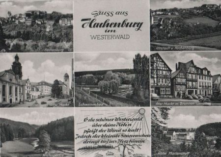 Hachenburg - u.a. Schwimmbad - 1958 Hachenburg - u.a. Schwimmbad - 1958
