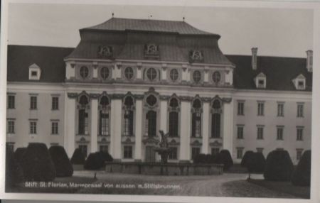 Österreich - Sankt Florian - Marmorsaal von außen - ca. 1950 Österreich - Sankt Florian - Marmorsaal von außen - ca. 1950