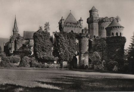 Kassel-Wilhelmshöhe - Löwenburg - ca. 1950 Kassel-Wilhelmshöhe - Löwenburg - ca. 1950