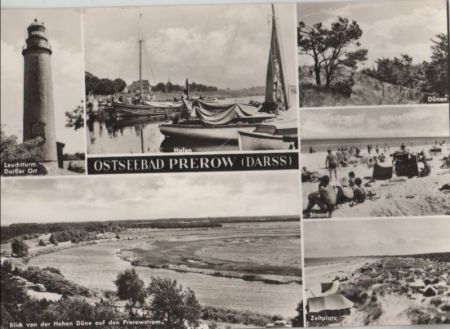 Prerow - u.a. Blick von der Hohen Düne - 1969 Prerow - u.a. Blick von der Hohen Düne - 1969