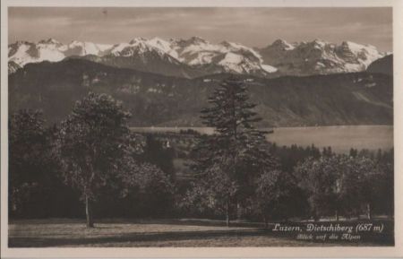 Schweiz - Luzern - Dietschiberg - ca. 1950 Schweiz - Luzern - Dietschiberg - ca. 1950