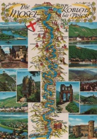 Mosel - u.a. Traben-Trarbach - ca. 1970 Mosel - u.a. Traben-Trarbach - ca. 1970