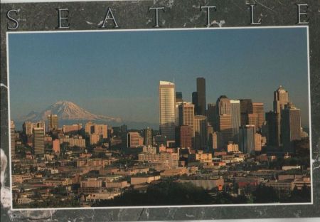 USA - Seattle - with Mount Rainier - ca. 1990 USA - Seattle - with Mount Rainier - ca. 1990
