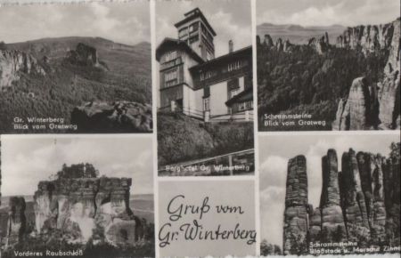 Sächsische Schweiz - Blick von Gr. Winterberg Sächsische Schweiz - Blick von Gr. Winterberg