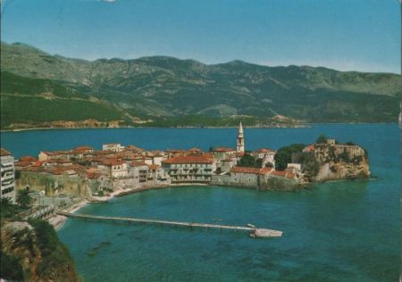 Montenegro - Budva - Panorama - ca. 1980 Montenegro - Budva - Panorama - ca. 1980