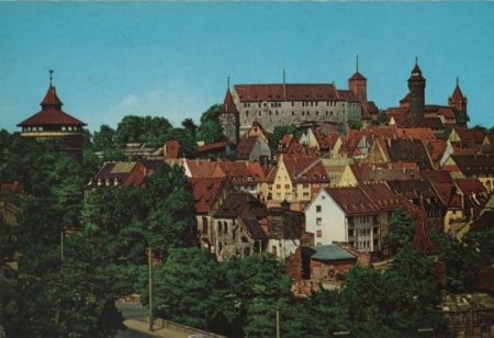 Nürnberg - Blick auf die Burg - ca. 1975 Nürnberg - Blick auf die Burg - ca. 1975