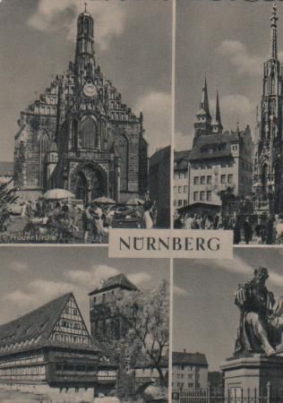 Nürnberg u.a. Schöner Brunnen - ca. 1965 Nürnberg u.a. Schöner Brunnen - ca. 1965