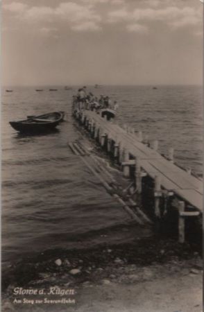 Glowe - Am Steg zur Seerundfahrt - 1959 Glowe - Am Steg zur Seerundfahrt - 1959