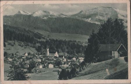 Oberstaufen - mit Rindalphorn - ca. 1960 Oberstaufen - mit Rindalphorn - ca. 1960