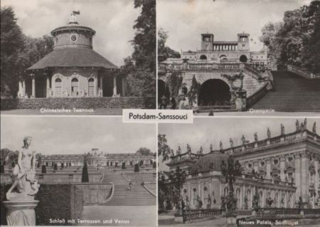 Potsdam, Sanssouci - u.a. Chinesisches Teehaus - 1967 Potsdam, Sanssouci - u.a. Chinesisches Teehaus - 1967