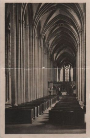 Meißen - Dom, Mittelschiff - 1965 Meißen - Dom, Mittelschiff - 1965