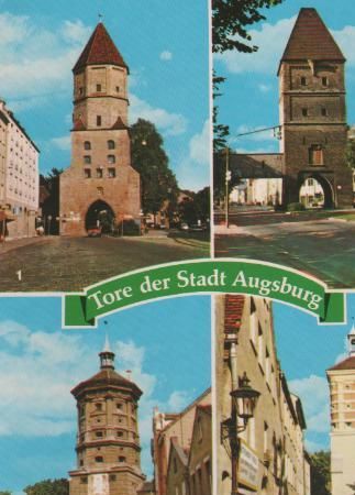 Augsburg u.a. Vogeltor - 1989 Augsburg u.a. Vogeltor - 1989