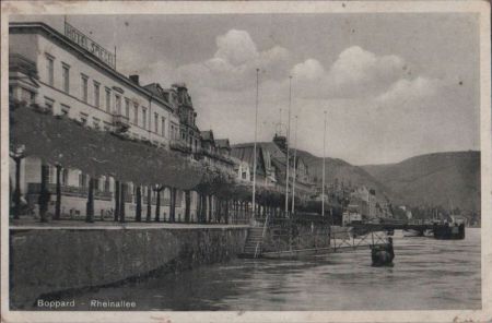Boppard - Rheinallee - ca. 1940 Boppard - Rheinallee - ca. 1940