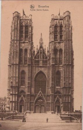 Belgien - Brüssel - Bruxelles - Eglise Sainte-Gudule - ca. 1935 Belgien - Brüssel - Bruxelles - Eglise Sainte-Gudule - ca. 1935
