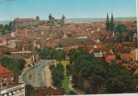 Nürnberg - Blick auf die Altstadt - ca. 1980 Nürnberg - Blick auf die Altstadt - ca. 1980