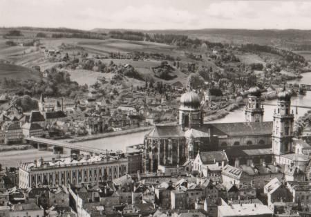 Passau - Blick von der Burg - ca. 1955 Passau - Blick von der Burg - ca. 1955