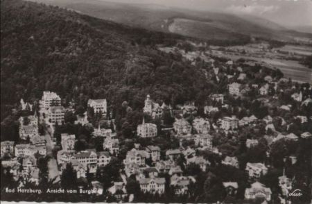 Bad Harzburg - Ansicht vom Burgberg - ca. 1960 Bad Harzburg - Ansicht vom Burgberg - ca. 1960