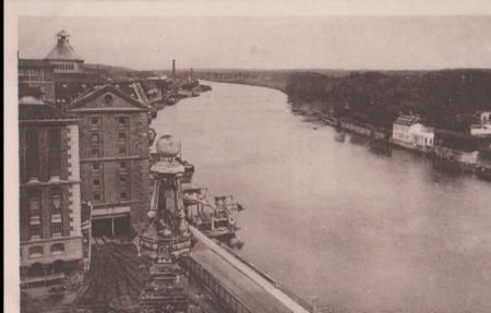 Frankreich - Corbeil - La Seine - ca. 1945 Frankreich - Corbeil - La Seine - ca. 1945