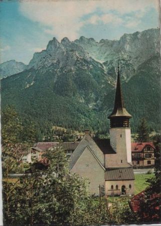 Mittenwald - Evangelische Kirche - 1965 Mittenwald - Evangelische Kirche - 1965