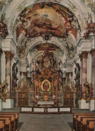 Zwiefalten - Münster, innen - ca. 1975 Zwiefalten - Münster, innen - ca. 1975