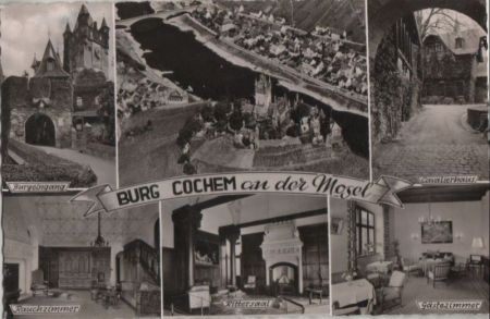 Cochem - Burg, u.a. Cavalierhaus - 1957 Cochem - Burg, u.a. Cavalierhaus - 1957
